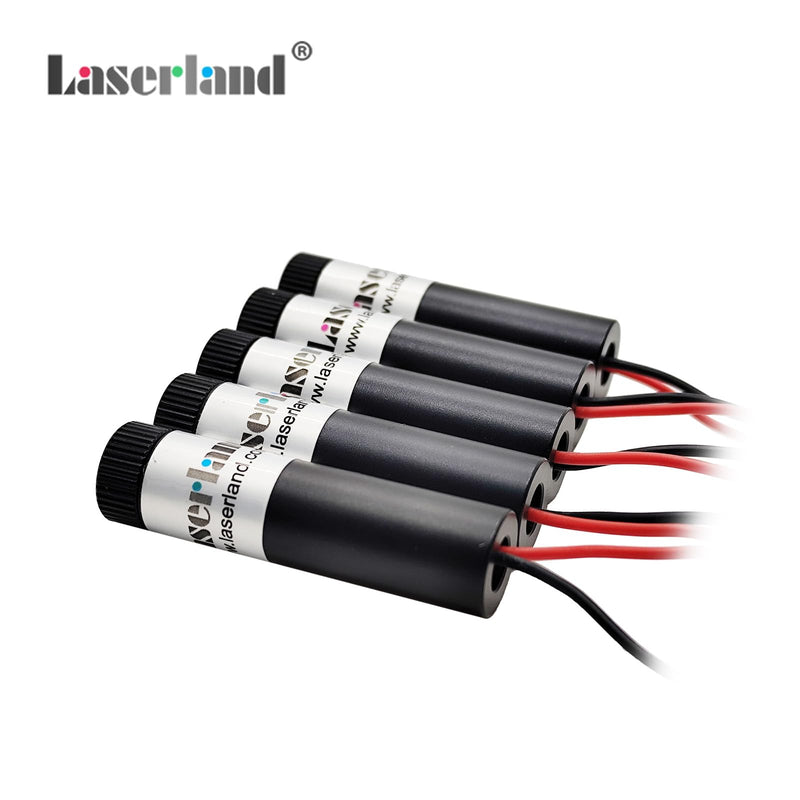 [Australia - AusPower] - 5pcs Red Light Source Line Projector Diode Module 12mm Diameter 5VDC 650nm 