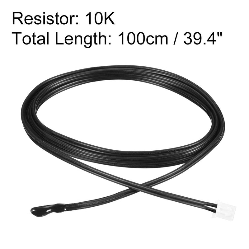 [Australia - AusPower] - uxcell 10K NTC Thermistor Probe 39.4 Inch Epoxy Sensitive Temperature Temp Sensor for Air Conditioner 39.4" 