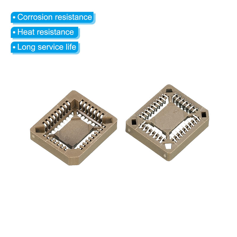 [Australia - AusPower] - PATIKIL PLCC32P IC Socket 32Pin 1.26mm Pitch SMT Surface Mounted Devices for PCB Board Pack of 10 19.5x17x4.6mm 32 Pin 