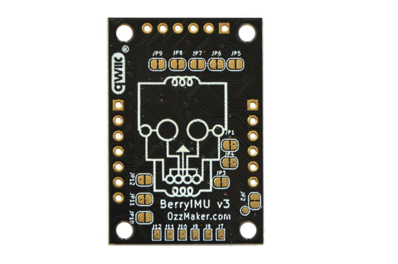 [Australia - AusPower] - BerryIMUv3-10DOF - an Accelerometer, Gyroscope, Magnetometer and Barometric/Altitude Sensor 
