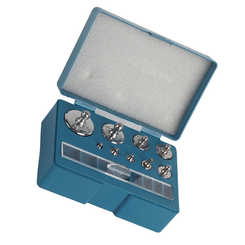 [Australia - AusPower] - 17Pcs 211.1g 10mg-100g Grams Precision Calibration Weight Set Test Jewelry Scale for General Laboratories Industrial Measurement 