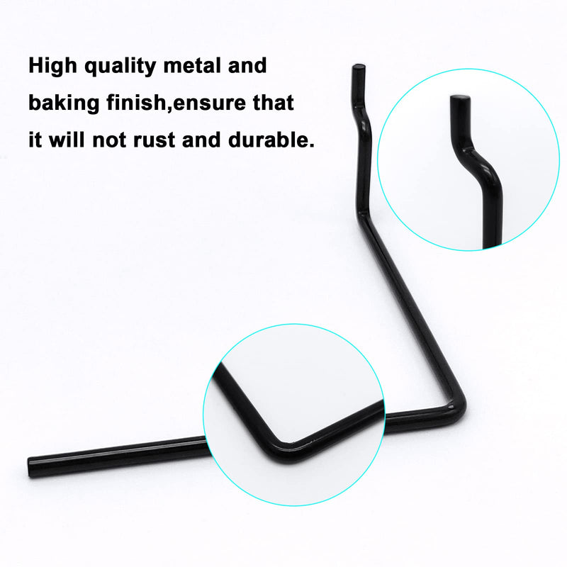[Australia - AusPower] - 5 Pack Extendable Pegboard Paper Towel Holder,Pegboard Hook for Workshop,Garage,Kitchen,Laundry Room,Bathroom etc. 