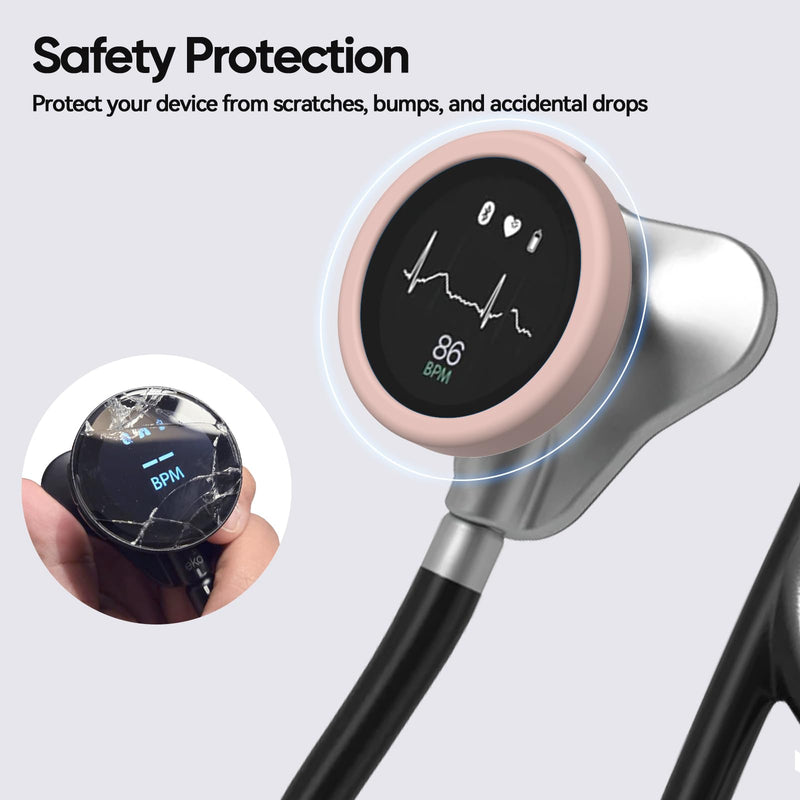 [Australia - AusPower] - AWINNER Stethoscope Cover Compatible with EKO CORE 500 Digital, 3 Pack (Silt+Starlight+Purple) Silt+Starlight+Purple 