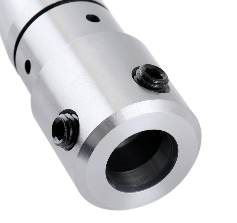 Accusize Industrial Tools R8 to 3/4'' Weldon Shank Arbor Adapter, Compatible with Annular Cutters for Bridgeport Milling Machines, Durable Construction, MC08-0034 | 7/16-20 Drawbar Thread, Spring Pilot Center, Includes Key, for Annular Cutters Used on ...