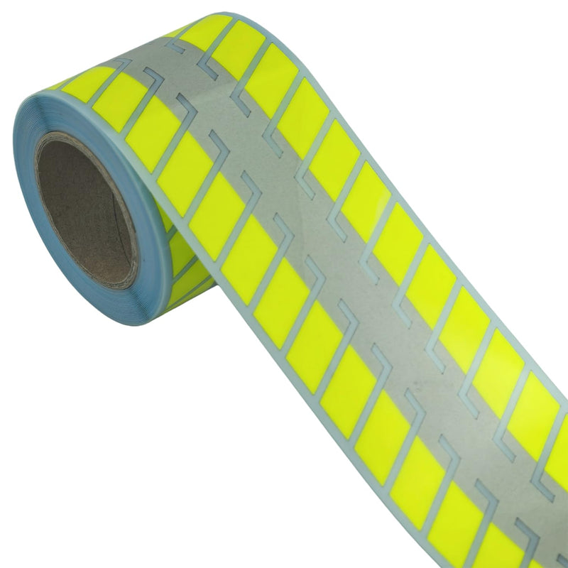High Visibility Reflective Heat Transfer Vinyl Iron-On Tape for Clothing CS-03# 2 in x 5 yd (Fluorescent Yellow) Fluorescent Yellow