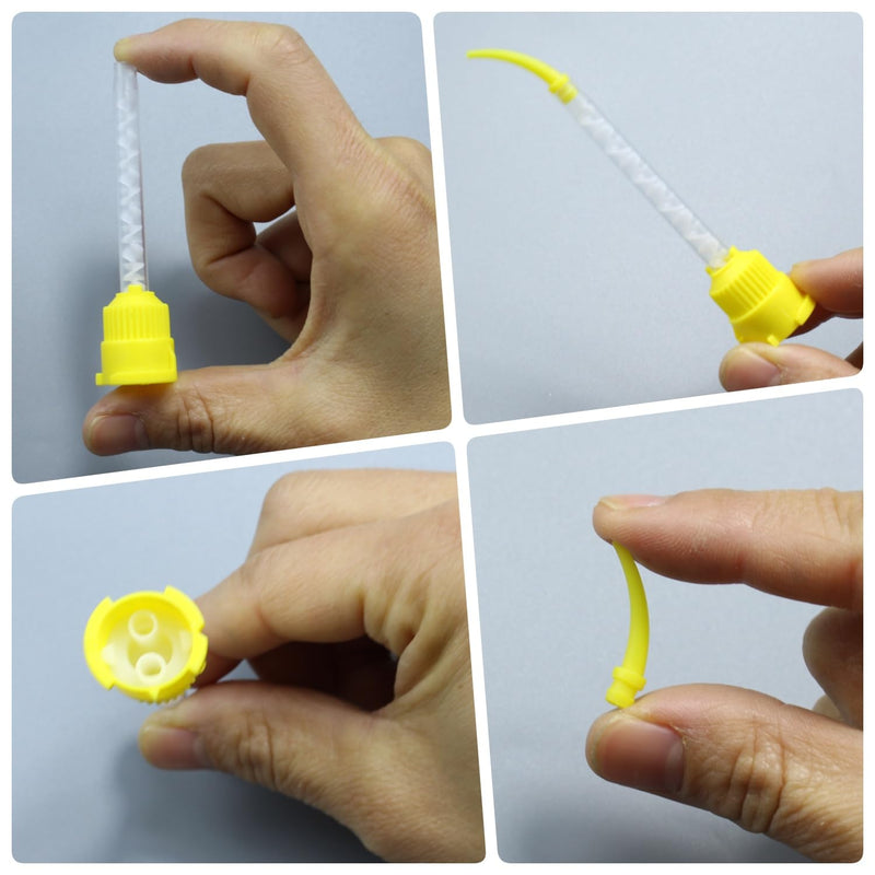 [Australia - AusPower] - Dental Mixing Tips and Intra Oral Tips for Dental Impression Mixing Set 1:1-100Pcs 