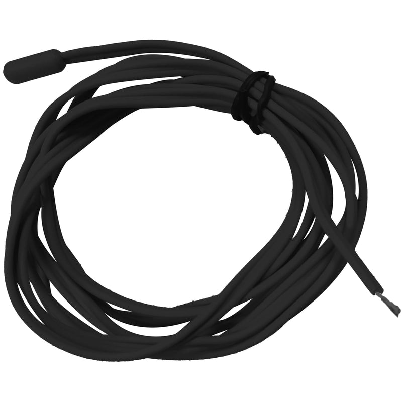 [Australia - AusPower] - 2Pcs NTC Temperature Sensor Probe Fit for Dixell XR01CX XR02CX XR03CX XR06CX XR20CX XR30CX XR40CX XR60CX XR70CX Temperature Thermostat, Controllable Temperature Range: -40°C - 110°C (Black) 2Pc Sensor Probe (Black) 