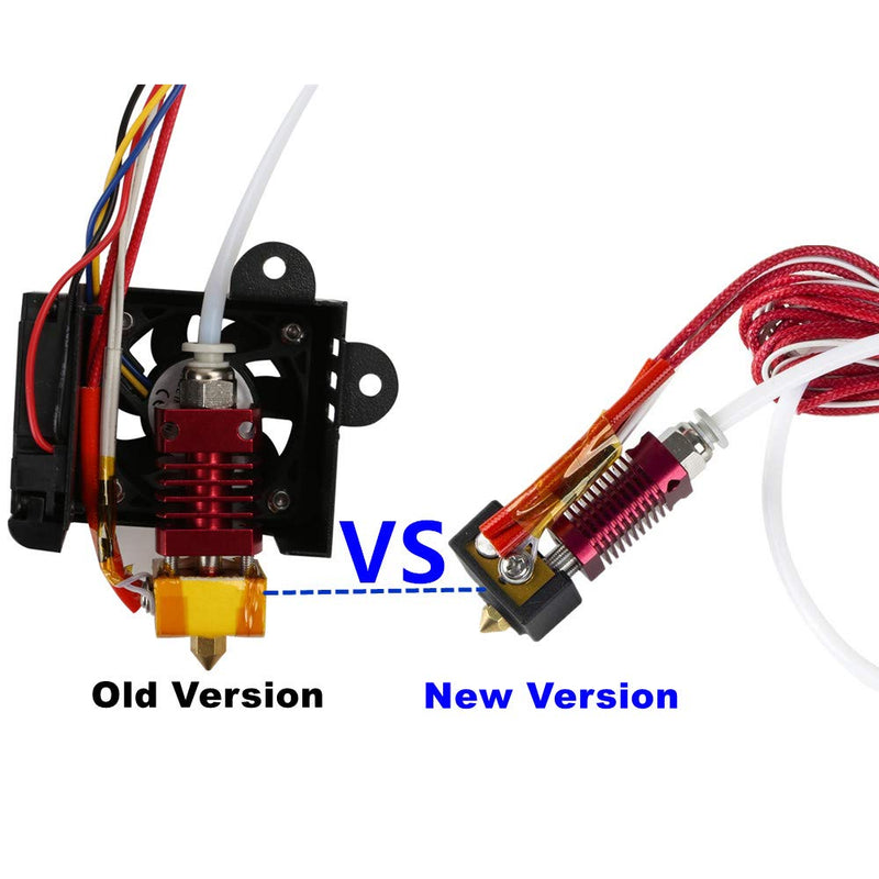 [Australia - AusPower] - CR-10S 3D Printers Original Replacement Parts/Accessories Full Assemble MK8 Extruder Hot End Kits (with Nozzle 0.4mm /0.2mm /0.3mm /0.5mm) fit for Creality 3D Printing Printer CR-10 CR-10S S4 S5 