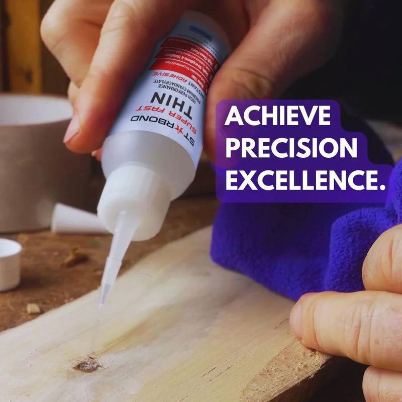[Australia - AusPower] - Starbond 2 oz. Super Fast Thin CA Glue (Premium Cyanoacrylate Super Glue) for Woodworking, Woodturning, Hobby Models, CA Finish, Inlays 2 ounce 