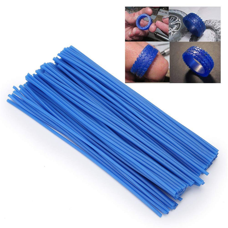 [Australia - AusPower] - Dental Casting Wax Lines, 152.5mm Blue Wax Lines, Suitable For Dental Casting, Jewelry Models, Handicrafts, Etc. 