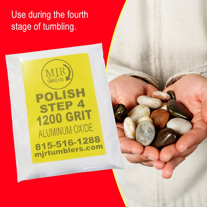 [Australia - AusPower] - MJR Tumblers 1 LB Polish 1200 Aluminum Oxide Rock Refill Grit Abrasive Media Final Step USA 