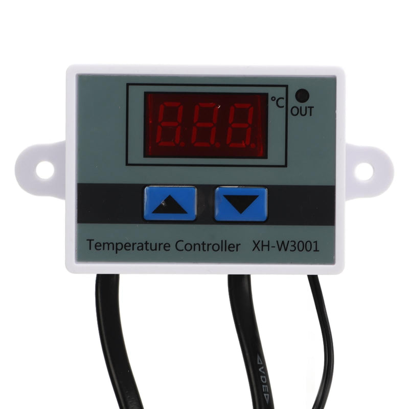 [Australia - AusPower] - Digital Thermostat Temperature Controller 110-220V Probe US Plug 1500W ABS 