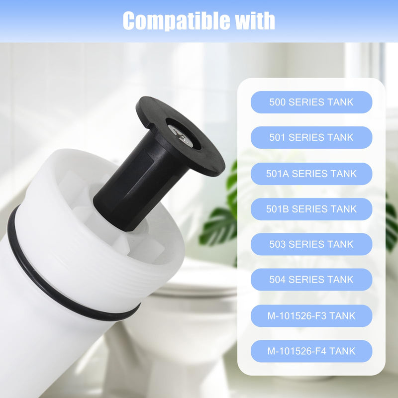 C-100500-K Flush Valve Cartridge Assembly, for Flushmate 503 504 500 501 Series Pressure Assist Toilets, Compatible with M-101526-F3/F4 Tanks, for 1.0 & 1.6 GPF