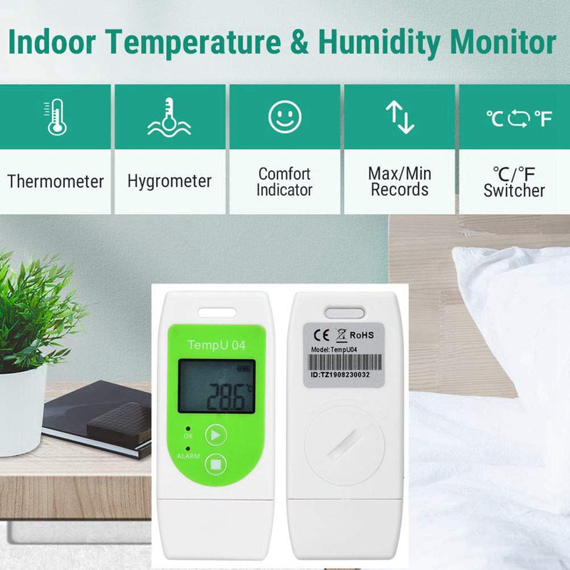[Australia - AusPower] - Temperature Logger, TempU04 PDF USB Temperature Data Logger, Reusable Temperature Recorder (TempU04) 