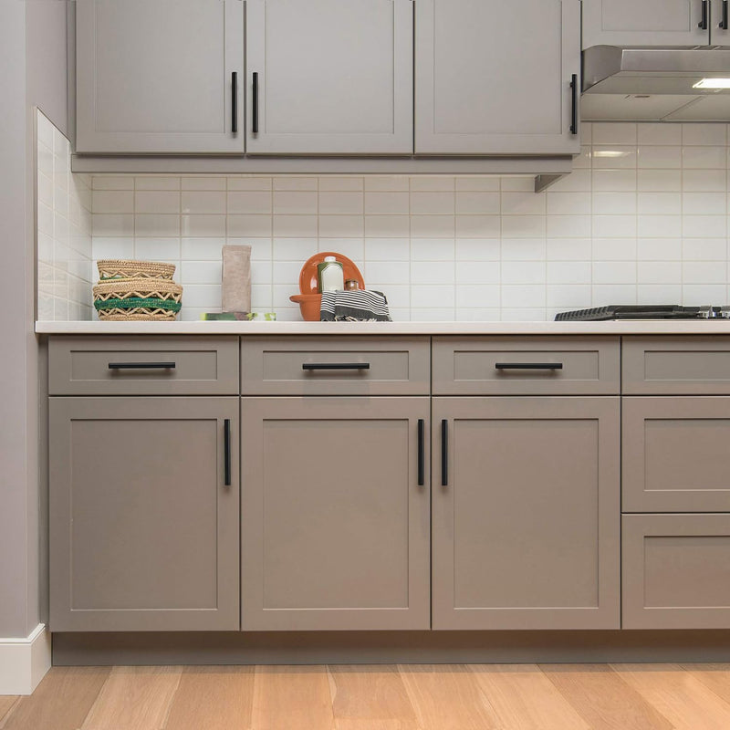 Ravinte 18 Pack 6 inch Cabinet Pulls Matte Black Stainless Steel Kitchen Cupboard Handles Cabinet Handles 3.5” Hole Center 6 Inch (3.5 Inch Hole Center)