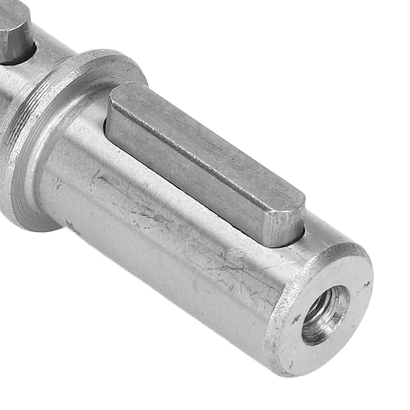 [Australia - AusPower] - Worm Gear Speed Reducer, 18mm 0.71in Diameter Single Output Shaft Kit with 7 Accessories, Alloy Steel Short Output Shaft for Worm Reducer NMRV040 RV040 Nema34 Stepper Motor 