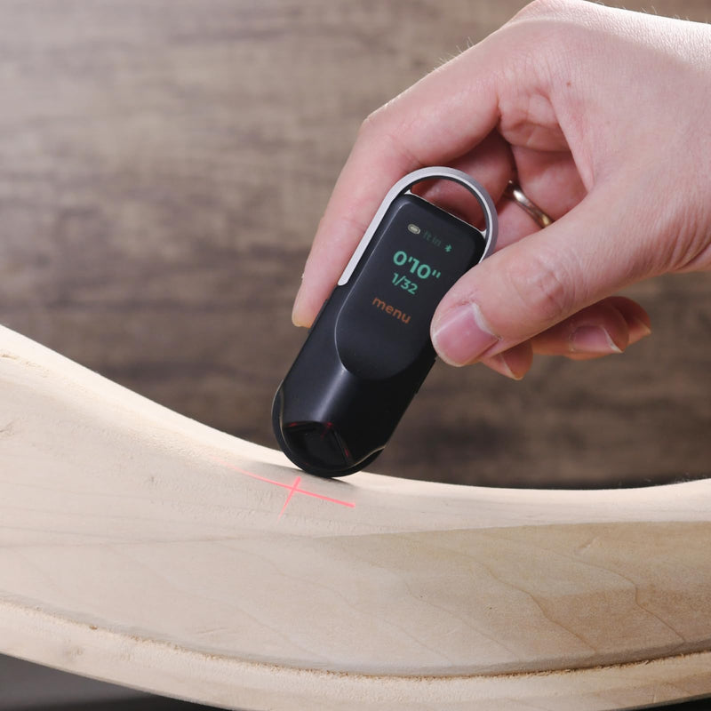 [Australia - AusPower] - HOZO NeoRulerGO Digital Tape Measure with Laser, Smart Rechargeable Measuring Tool for Flat, Curved, Odd Shapes | Bluetooth App | Pocket Size | Cool Gadgets for Dad, Men, Husband 