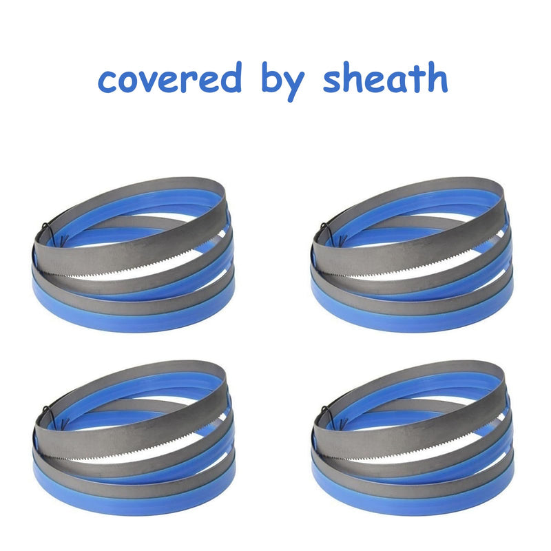 [Australia - AusPower] - Set of 4 Bandsaw Blades 1790 x 10 x 0.35 mm 10 TPI for Hard / Soft Wood Plastic Saw Band Saw Blades Suitable for Holzstar HBS 251, Suitable for HBS261 1790x10x0.35mm, 10 ZpZ, 4PCS 