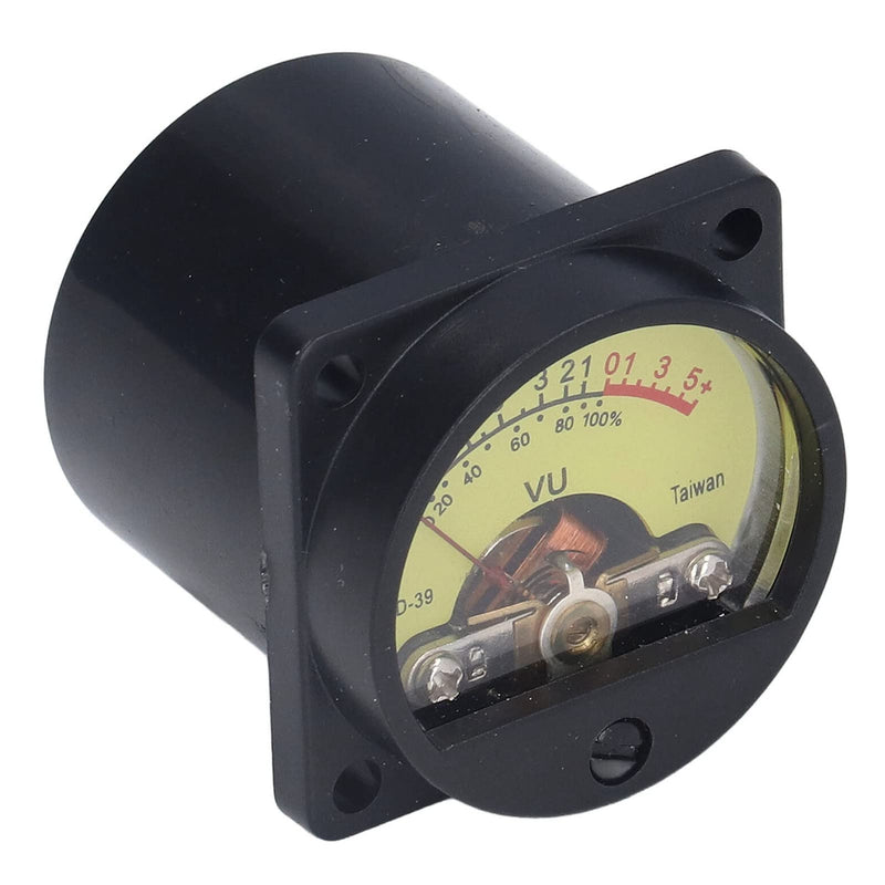 [Australia - AusPower] - VU Meter, VU Meter Vibration Static Proof Amplifier Volume Level Meter With Backlight VU Panel Meter Plastic Iron VU Meter, Sound and Noise Meters 