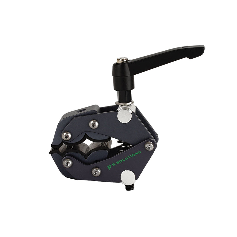 9.Solutions Savior Clamp Mini, Articulated Jaws, Max Load: 66lbs, 9.XS1006, fit firmly onto any oddly shaped object, mount multiple pieces of equipment on one clamp