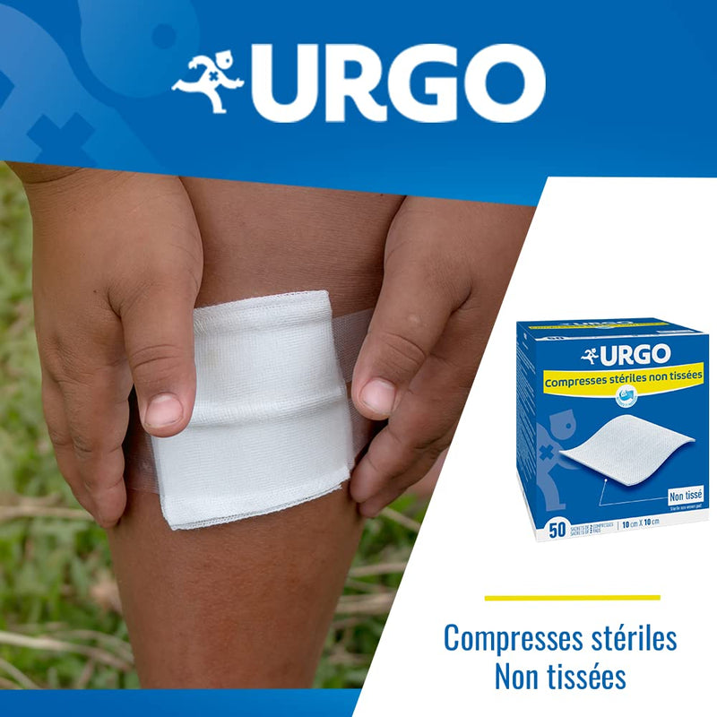 URGO Compresses Stériles Non Tissées 10 x 10 cm Bte/50