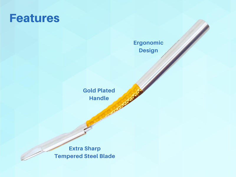 [Australia - AusPower] - Dental Bone Scraper | Hand Held Bone Grafting Tool | Bone Harvester Collector with Super Sharp Blade Artman Instruments 