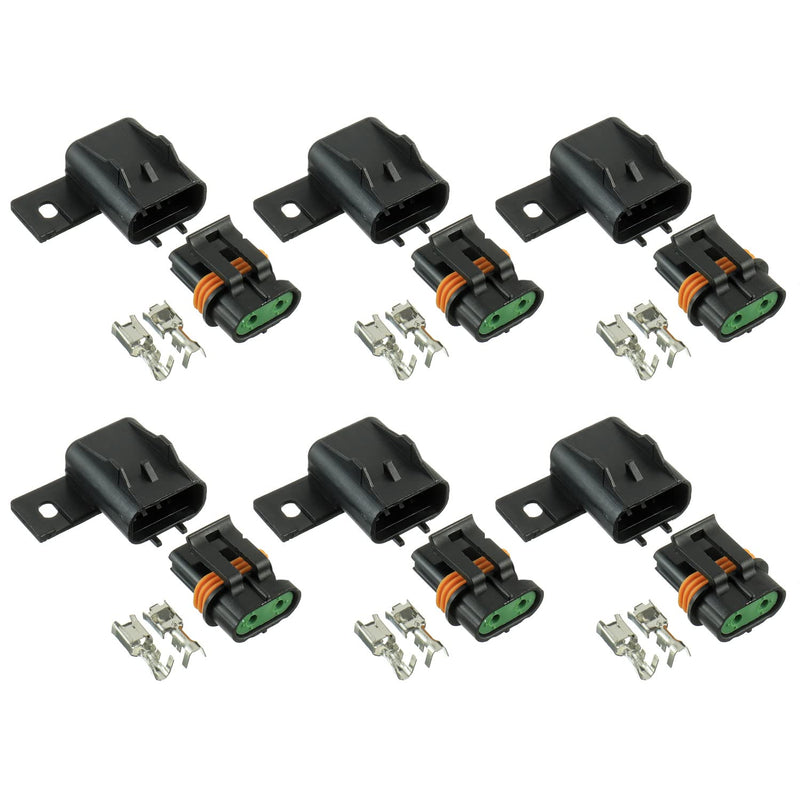[Australia - AusPower] - BOJACK Waterproof Sealed ATO ATC Fuse Holder, Splicing Existing Wire Set for ATO ATC Fuses (Pack of 6) 
