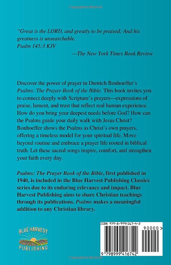 Psalms: The Prayer Book of the Bible