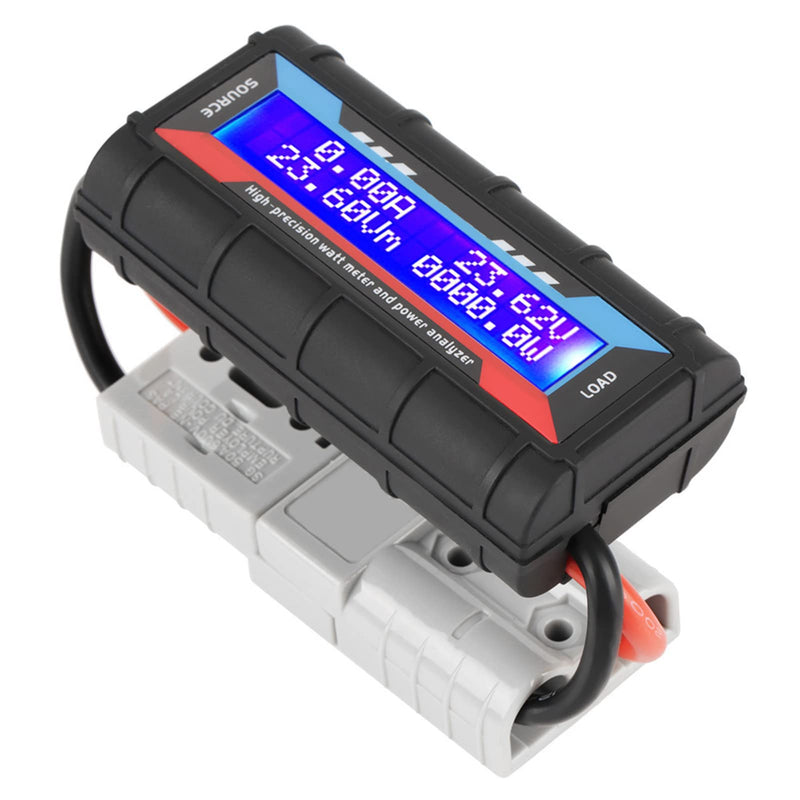 [Australia - AusPower] - High Precision Power Analyzer,DC Power Meter Amp Meter with LCD Screen for RC,Battery,Solar,Wind Power 