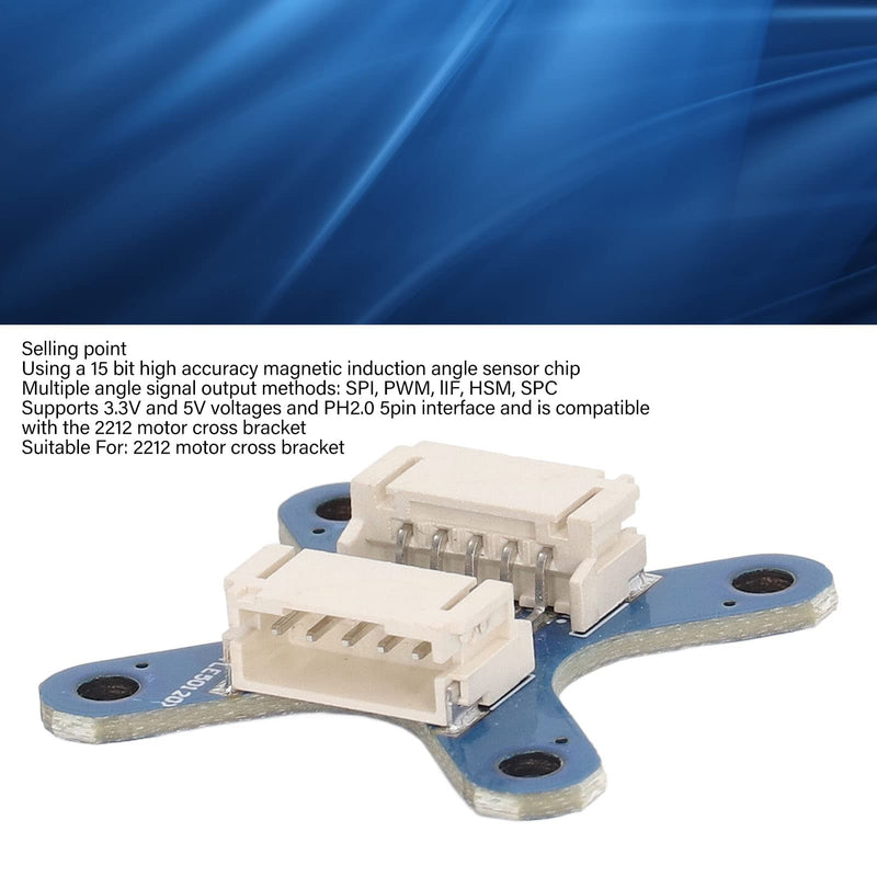 [Australia - AusPower] - Risegun TLE5012 Magnetic Encoder Module Magnetic Induction Angle Measuring Sensor Module FOC 15 Bit High Accuracy 