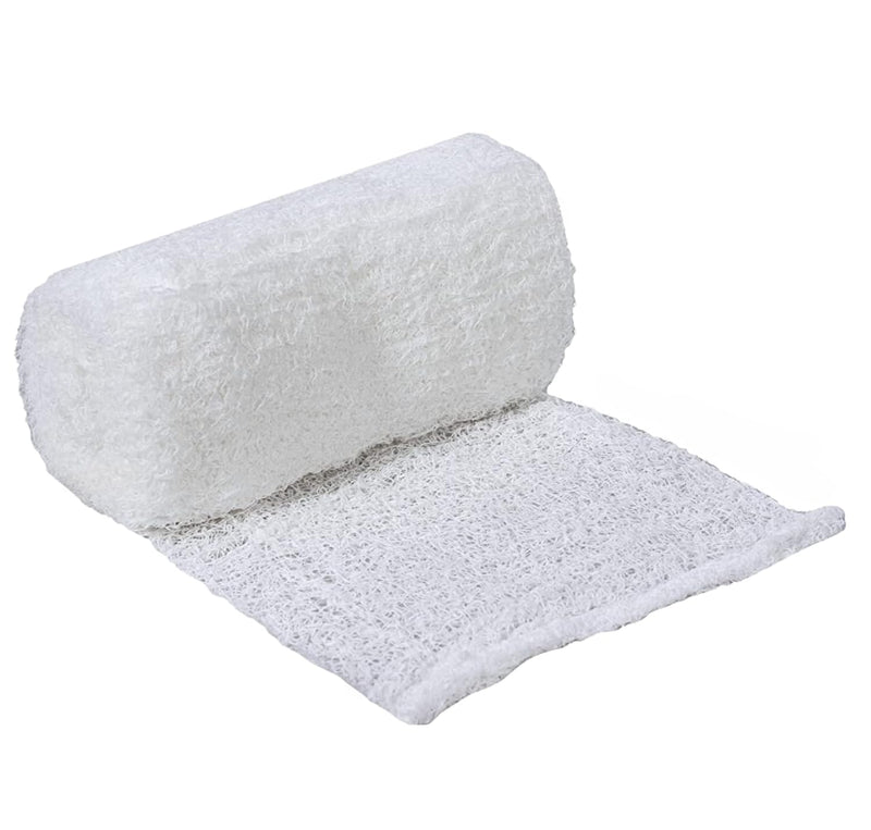 [Australia - AusPower] - Sterile Krinkle Kerlix Type Gauze Bandage Rolls [Pack of 5] Highly Absorbent Fluff 100% Cotton Bandages Roll 4.5"x4.1yds 6-Ply - Individually Wrapped Mesh Gauzes + 1 Roll of Vakly Medical Tape 