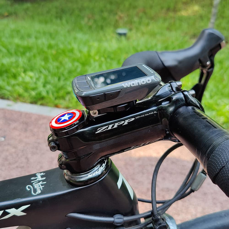 [Australia - AusPower] - Out Front Road Mountian Bike Stem Handlebar Adjustable Mount for Garmin Edge Wahoo Elemnt Bryton Rider Stages Dash Hammerhead Karoo(Black) Black 
