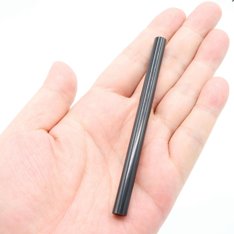 [Australia - AusPower] - 30 Pack Mini Size Hot Glue Sticks, Hot Glue Gun Bulk Sticks,Length 100mm / 4", Diameter 7mm / 0.27"/ 0.28 Inch for Kids and Adults DIY Craft, Repairing, Decoration,Black 0.7cm x 10cm Black 