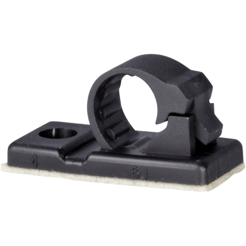 [Australia - AusPower] - 25pcs JacobsParts V3 Adhesive Cable Management Clips, 0.3 Inch Fixed Clamp with Optional Screw Mount (Small) Small 