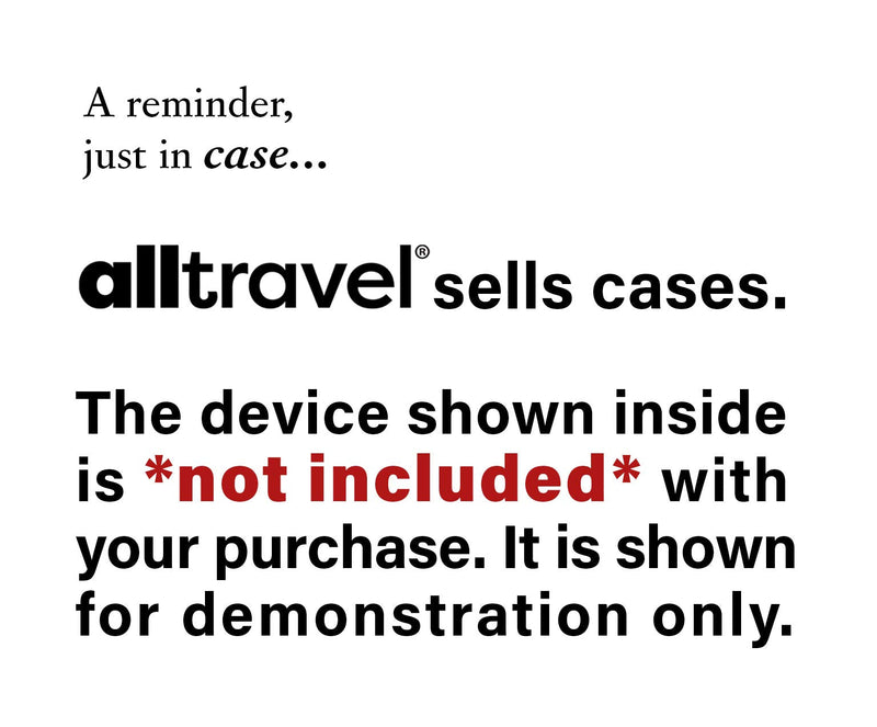 [Australia - AusPower] - Alltravel Thermometer Case Compatible with Etekcity Infrared Thermometer 774, 1080, Lasergrip 800, 1022D, 749, Compact Light Weight case with mesh Pocket for Backup Batteries 