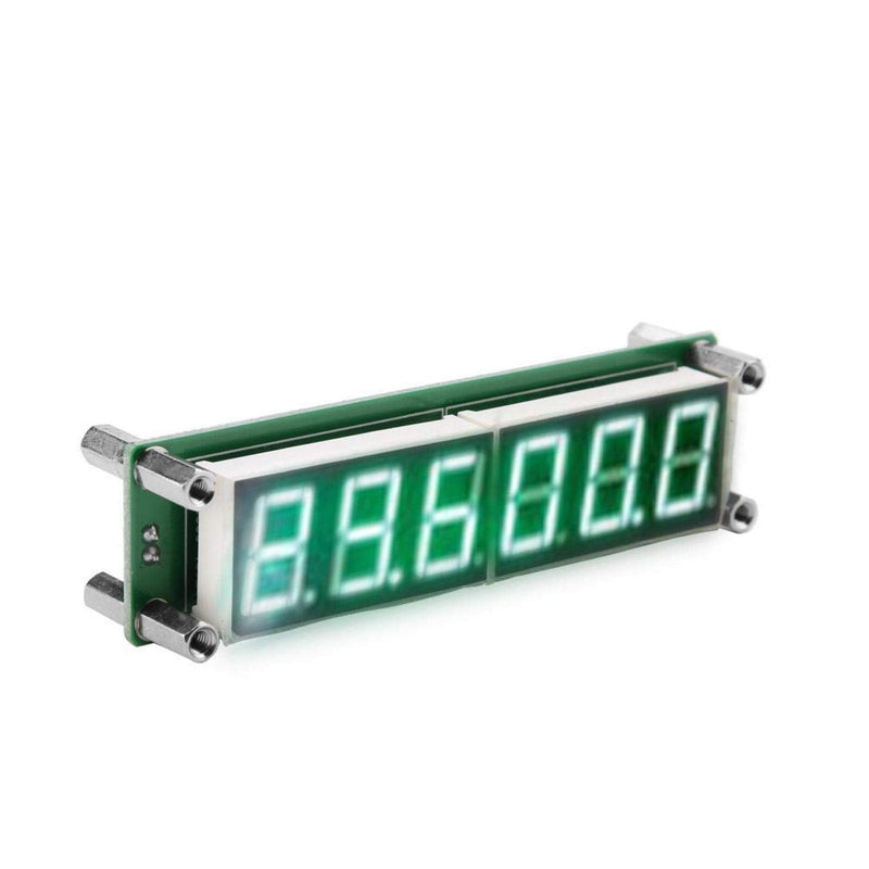 Tiiyee Signal Frequency Counter, High Resistance LED Display Digital Cymometer Tester Double Button Control Measurement Modules Accessories Brightness Adjustable 1MHz to1000MHz PLJ 6LED H