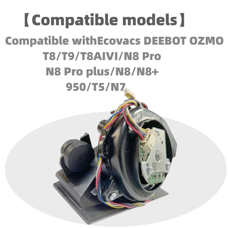 [Australia - AusPower] - Vacuum Cleaner Engine Ventilation Motor Fan for Ecovacs Deebot ozmo Yeedi T8 T9 T8AIVI N8 Pro N8 Pro Plus N8 N8+ 950 T5 N7 Series Robot Vacuum Cleaner Fan Motor Module Replacement Parts 