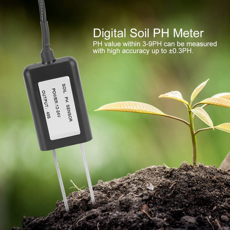 [Australia - AusPower] - Taidda- Soil Ph Sensor, Soil Meters Rs485/0-5V / 0-10V / 4-20Ma Output Easy to Operate High Density Epoxy Resin Soil Ph Sensor, Soil Ph Meter, for Flowers and Vegetables Plant Culture 