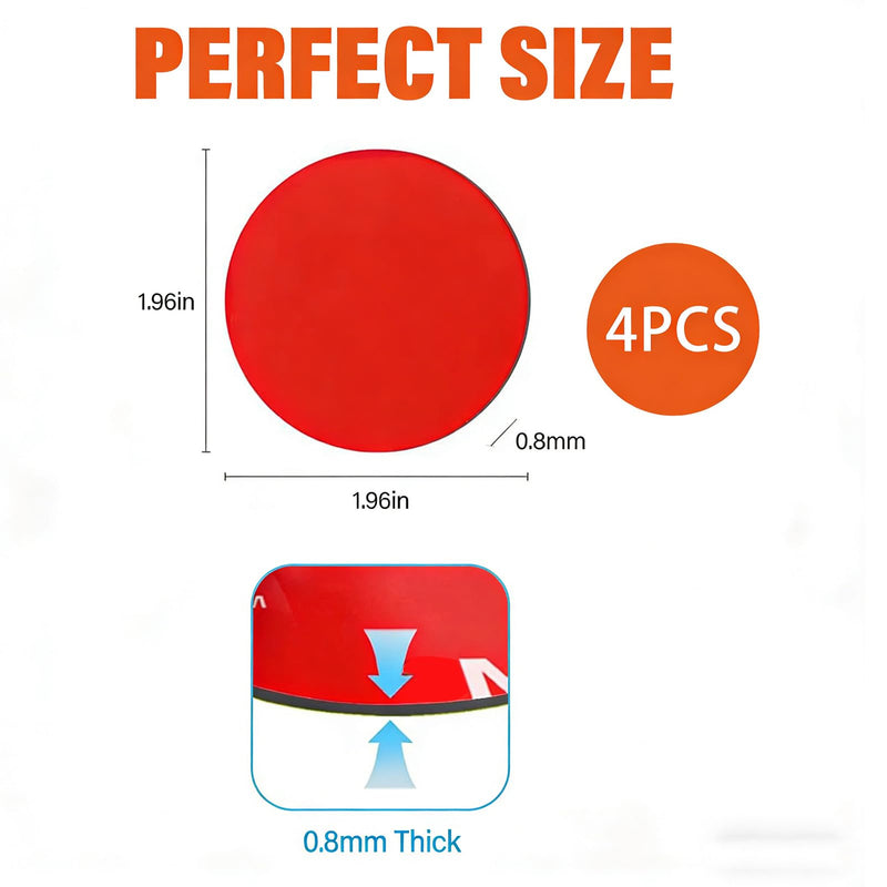 Double Sided Tape Automotive Heavy Duty, 40pcs 5952 Adhesive Pad, 2" X 2" Circles, Sticker Strong Adhesive Tape Waterproof Foam Tape for Home Decoration 2in * 2in Circles