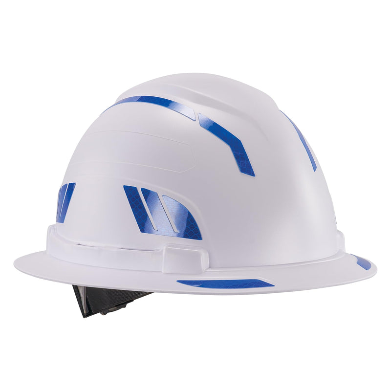 Ergodyne Skullerz 8961 Reflective Hard Hat Stickers, Safety Helmet Strips, Hard Hat Accessories Adhesive Sticker Decal Kit