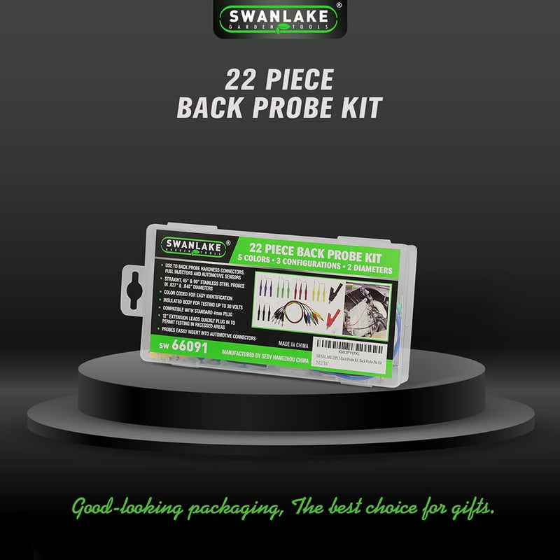 [Australia - AusPower] - SWANLAKE 22PCS Back Probe Kit, Back Probe Pin Kit 