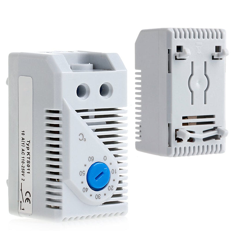 [Australia - AusPower] - KTS011 0-60℃ Compact Mechanical Thermostat Sensor Temperature Controller New KTS 011 Mini Automatic Temperature Switch Controller Connect Thermostat Control 
