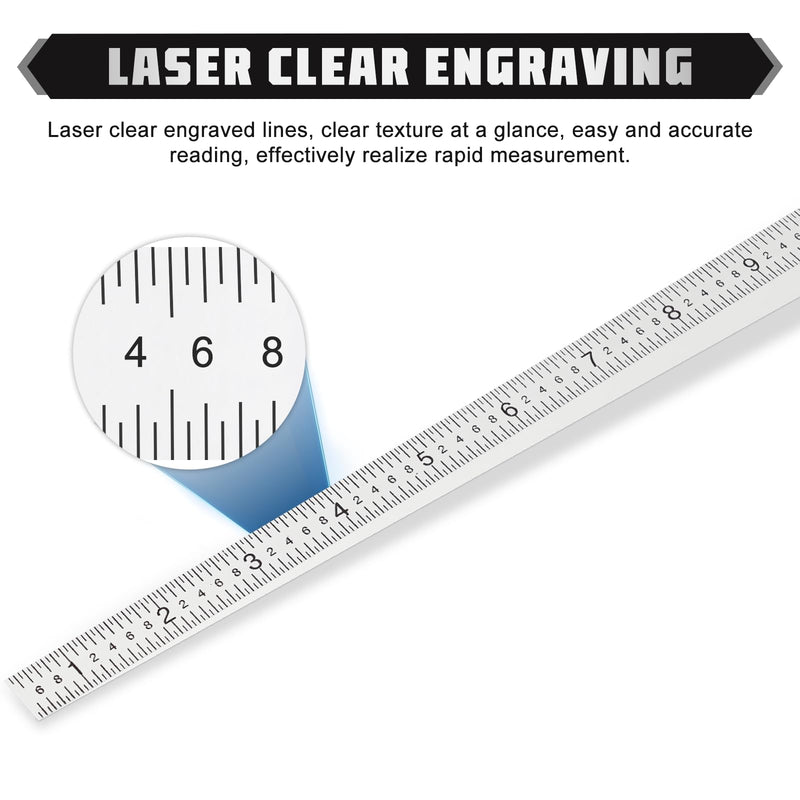YUCHENGTECH Taper Gauge Gap Gage Welding Wedge Feeler Gauge Gap Feeler Wedge Gauge Gap Hole Measure Tool 0.5-10mm 0.5-10