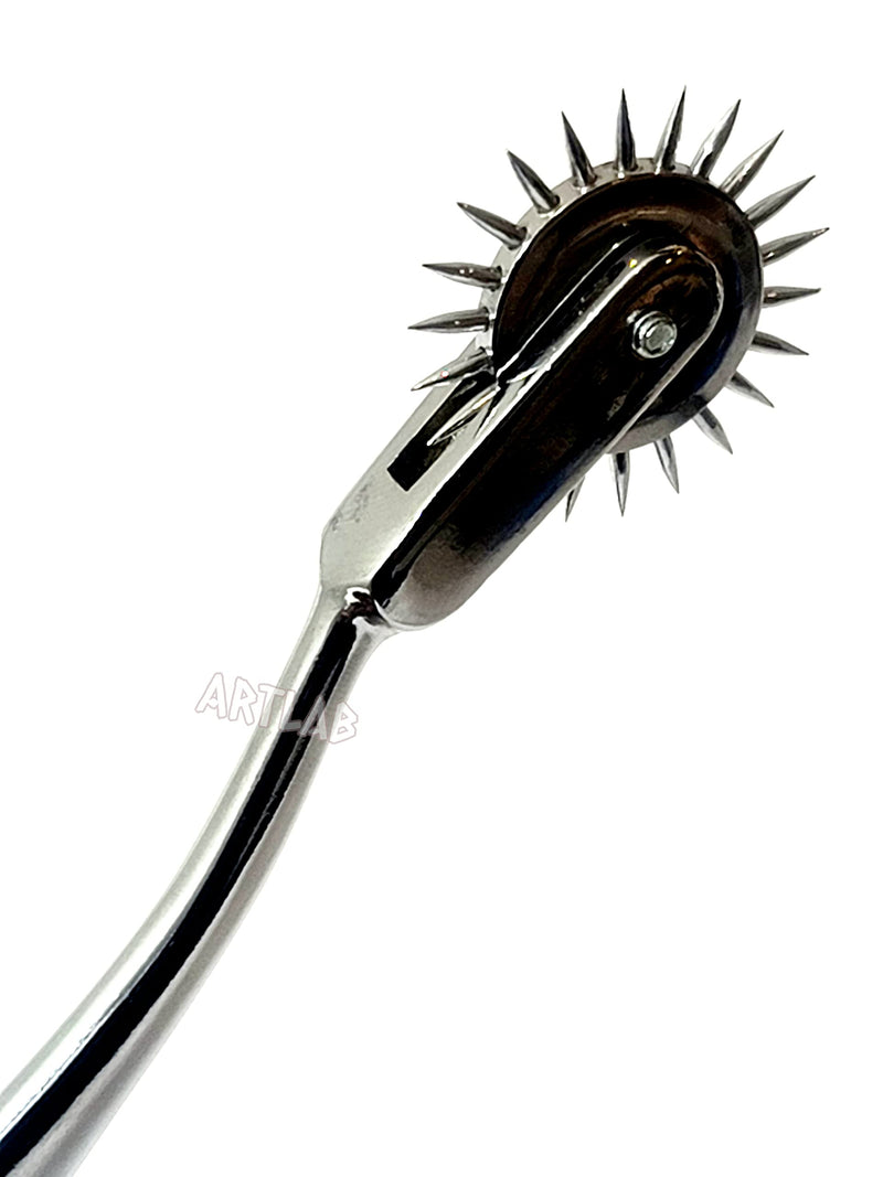 ArTLaB-Premium German Wartenberg Neuro Pinwheel Diagnostic Instrument Sensory Wartenberg PinWheel 1,3.5,7 Head Strong Wheel Stainless Steel Nerve Tester (1 HEAD) 1 HEAD