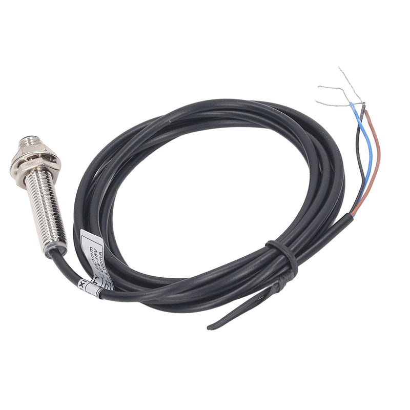 [Australia - AusPower] - 4 Set Proximity Switch 8mm Dia Inductive PNP DC 3 Wire Sensor, Metal Detection, LED Indicator, IP67 Waterproof, Oil Proof 4 Set Proximity Sensor Switch 