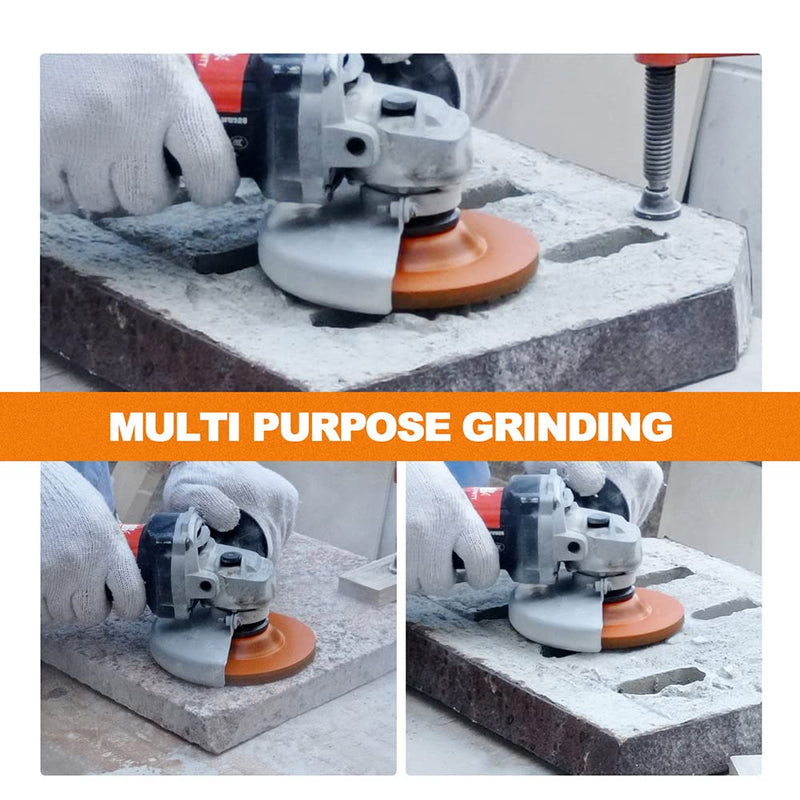 [Australia - AusPower] - Diamond Cup Wheel 125 mm - BRSCHNITT Welded Double Row Diamond Cup Grinder Grinding Wheel for Concrete Masonry Granite Marble Natural Stone 1 125mm 