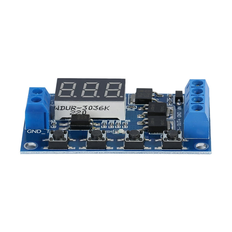 Akozon Timer Module, DC 5V-36V Trigger Cycle Delay Timer Switch Turn On/Off Relay Module with LED Display