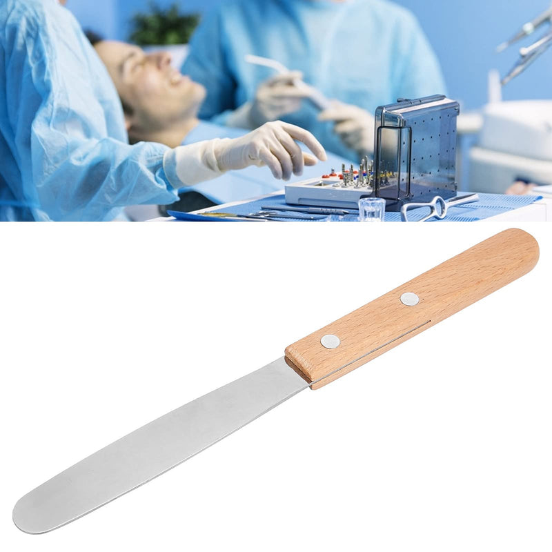 8 Inch Stainless Steel Mouth Toothbrushing Spatula for Dentist
