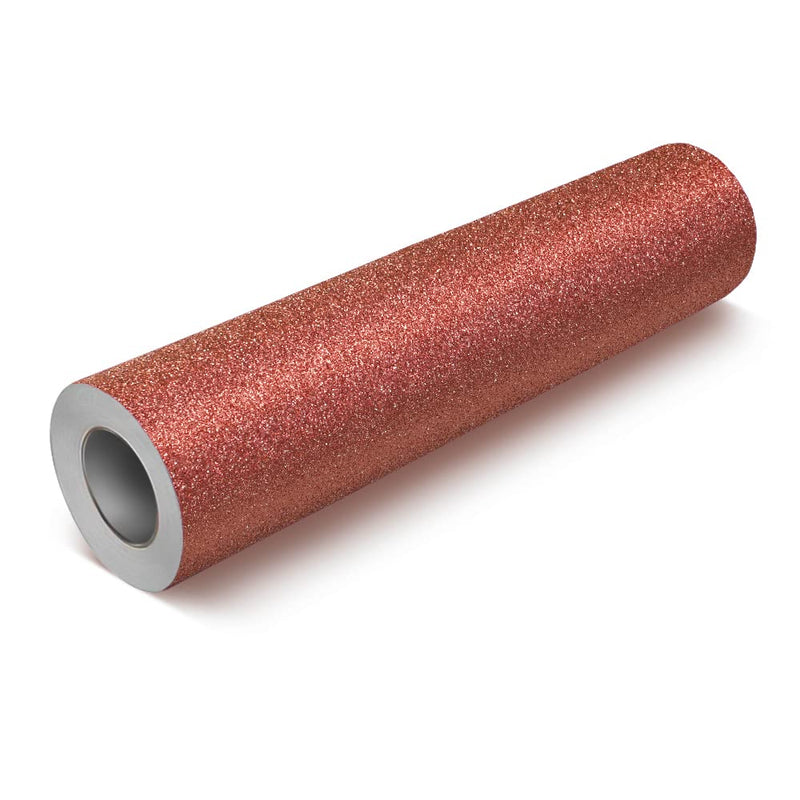 VViViD DECO65 Metallic Glitter Adhesive Vinyl Craft Roll (12" x 6ft, Red Metallic Glitter) 6ft x 1ft
