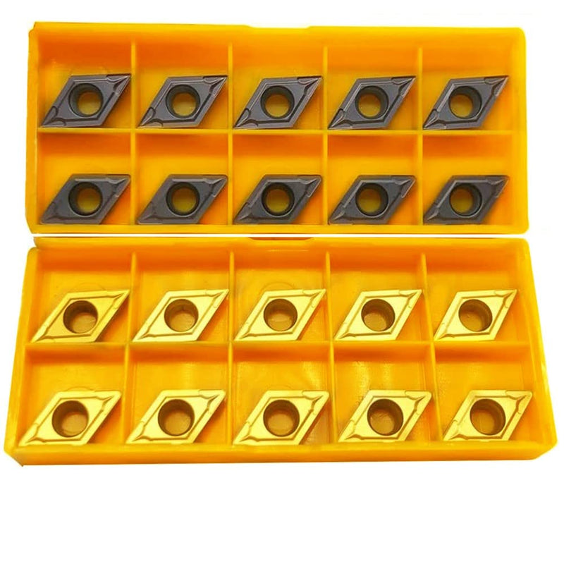 [Australia - AusPower] - 20 pcs Cutting Tools Indexable Inserts Turning Inserts DCMT32.51 DCMT32.52 carbide inserts for metal cutting cutter bar (20pcs DCMT11) 20pcs DCMT11 